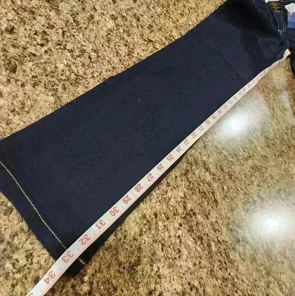 NEW NWT Andrea Colombian Jeans Dark Wash, Size 7 - Picture 8 of 10